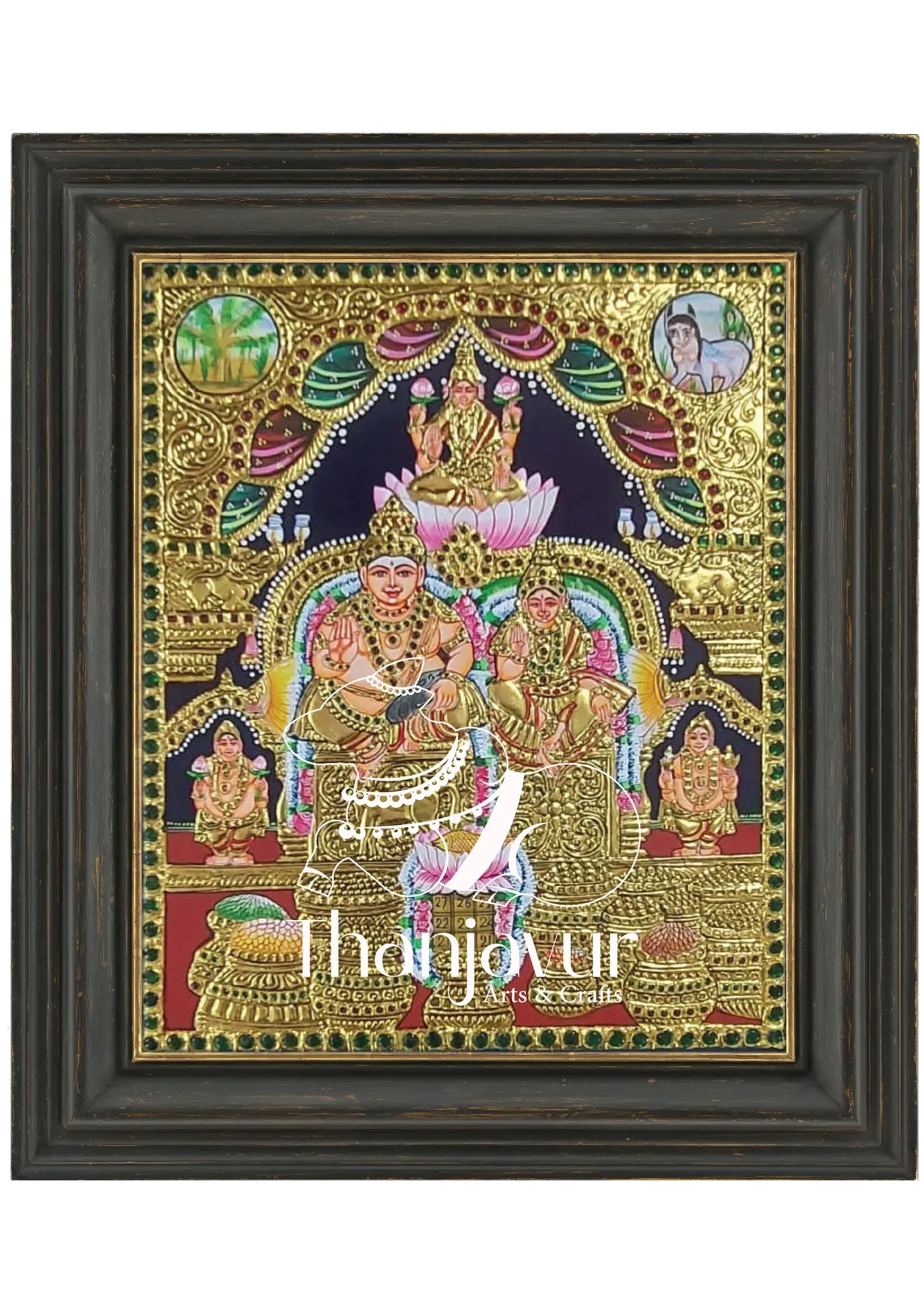 Guberar — handmade Thanjavur painting