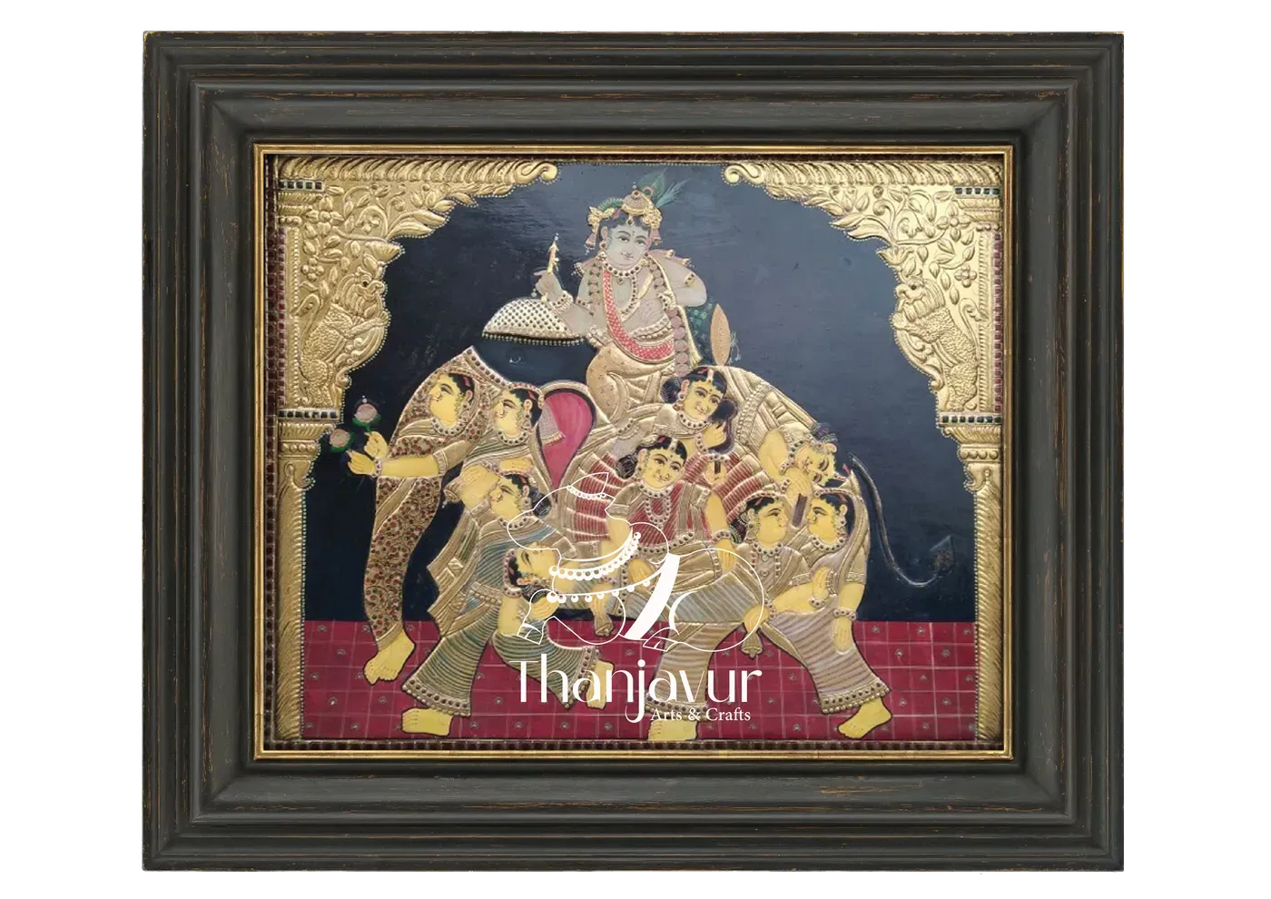 Iyravatham — handmade Thanjavur painting