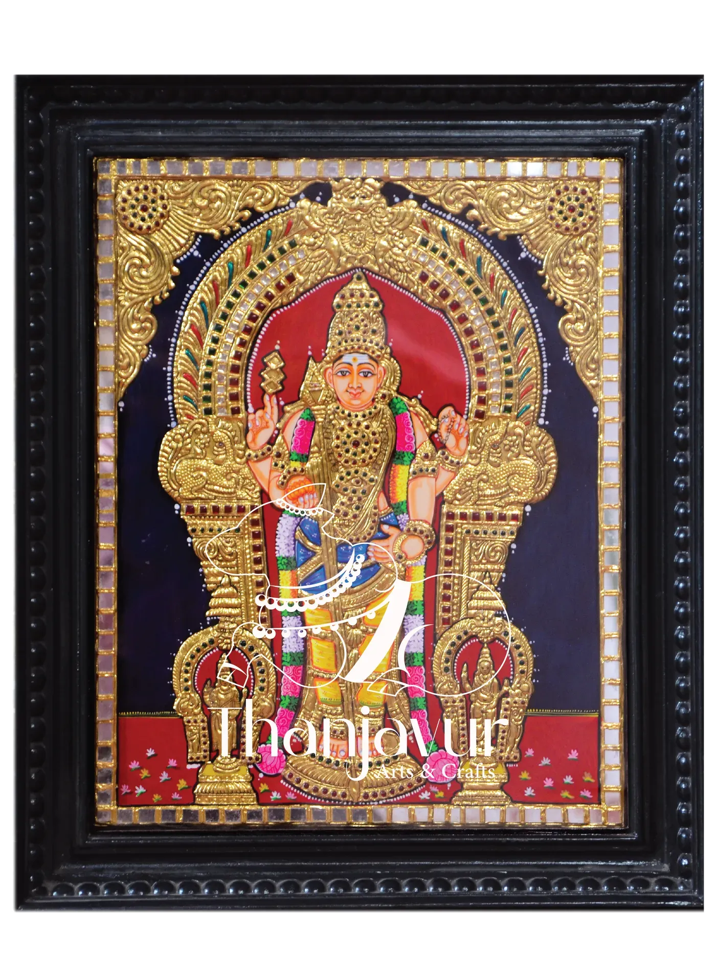 Karthikeyan — handmade Thanjavur painting