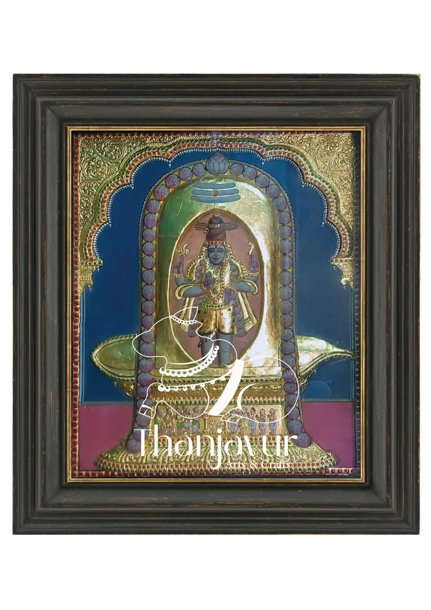 Lingodbhava Moorthi — handmade Thanjavur painting