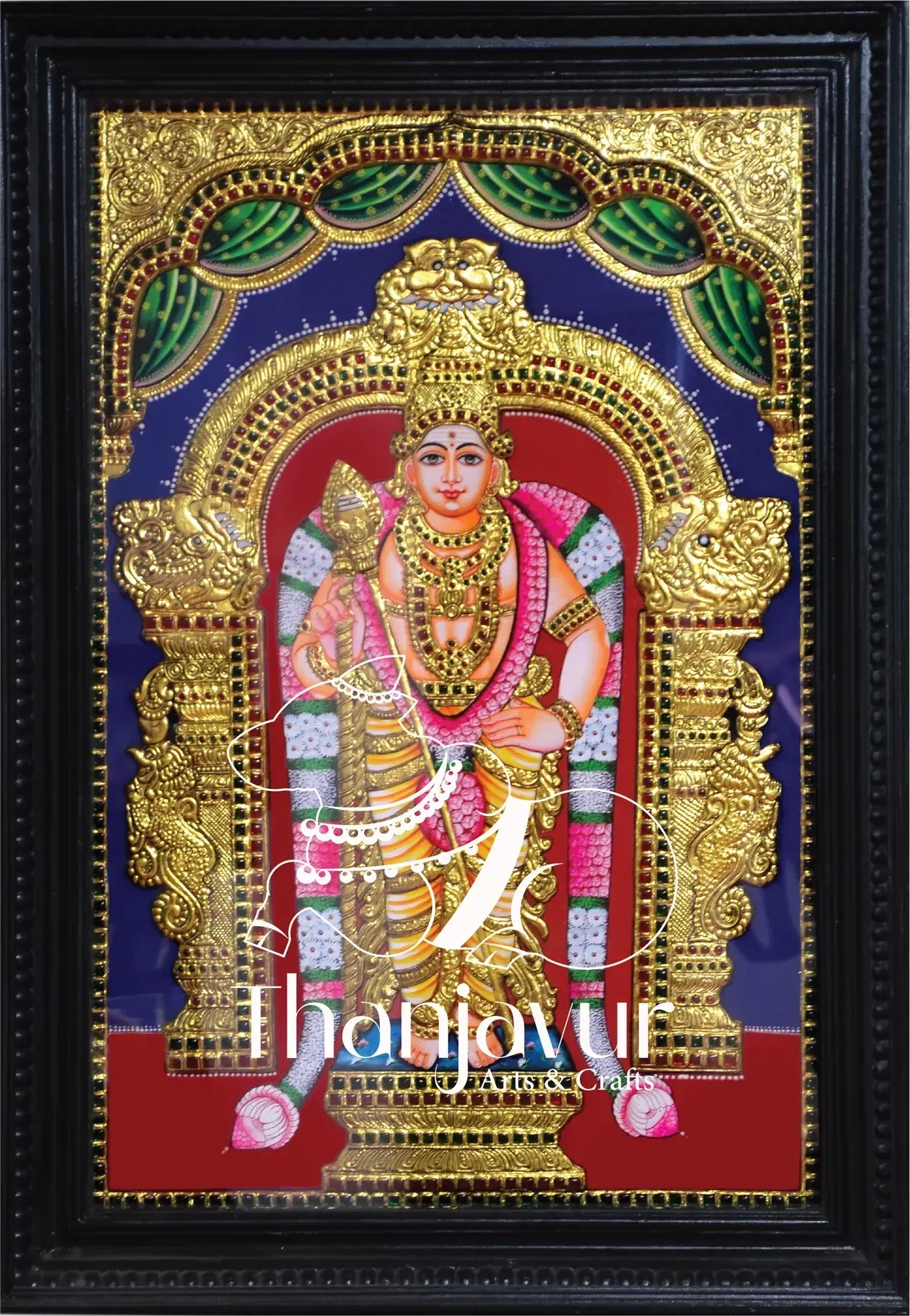Murugan Thanjavur paintings