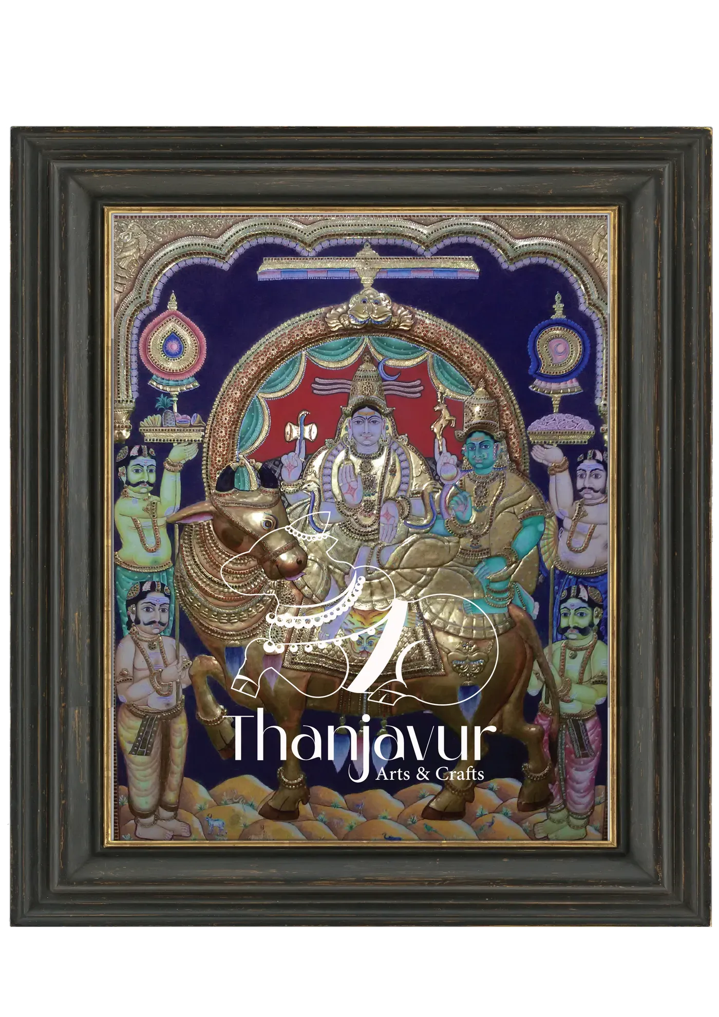 Shiva Parvati in Rishaba Vahanam view 2