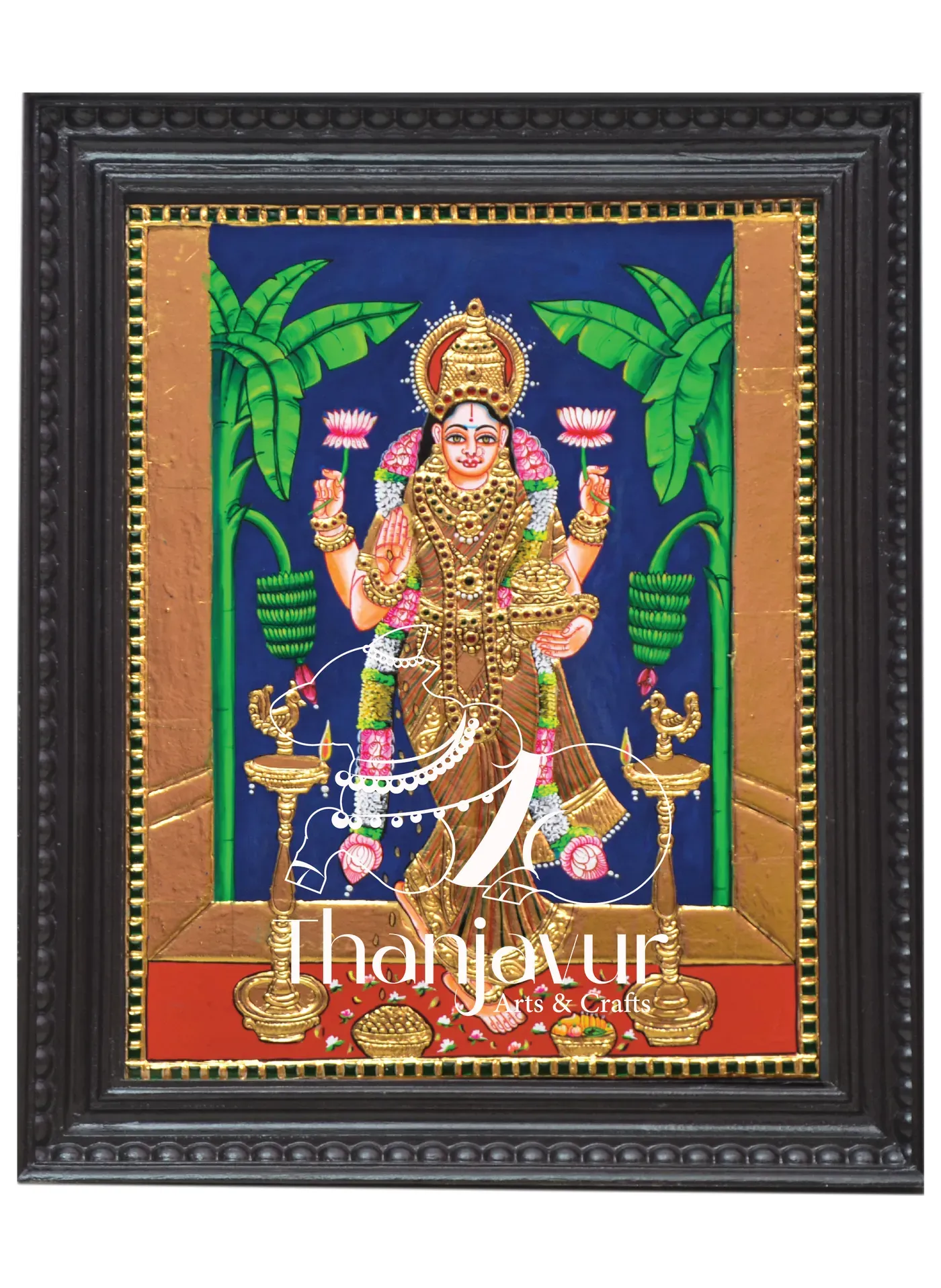 Vastu Lakshmi — handmade Thanjavur painting