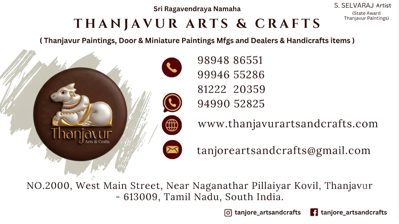 Thanjavur Arts & Crafts visiting card